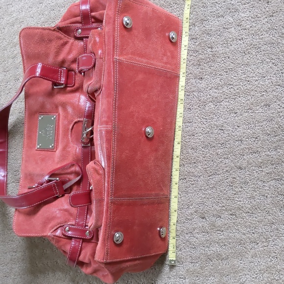 Tommy & Kate Red Leather Bag, - Picture 13 of 14